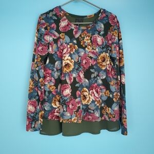 Wallpapher Size Small Floral Blouse